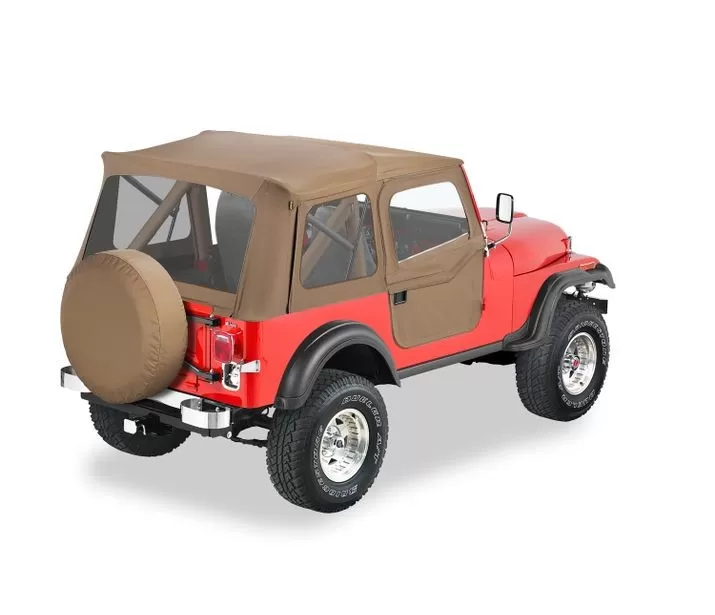Bestop Tan Supertop Classic Soft Top Jeep CJ-5 | Willys | M38A1 1951-1975 - 51595-04