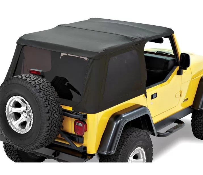 Bestop Black Denim Replace-A-Top for Trektop Hardware Tinted Window Jeep Wrangler 1997-2006 - 52820-15