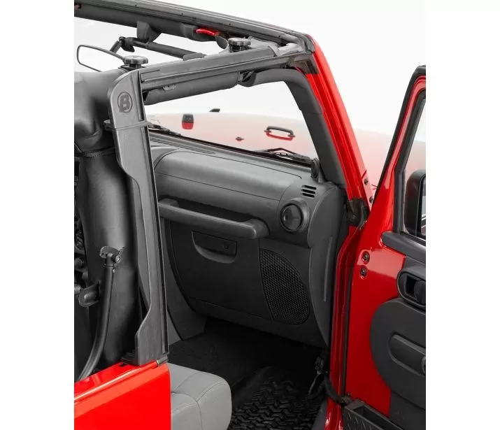 Bestop Black Door Surrounds Jeep Wrangler 2-Door 2007-2018 - 55010-01