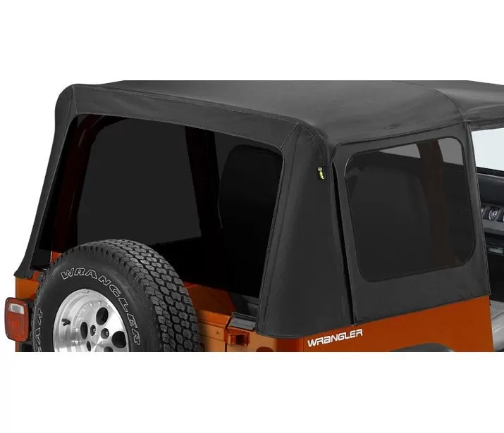 Bestop Black Denim Tinted Window Kit for Replace-a-Top Jeep Wrangler 1988-1995 - 58120-15