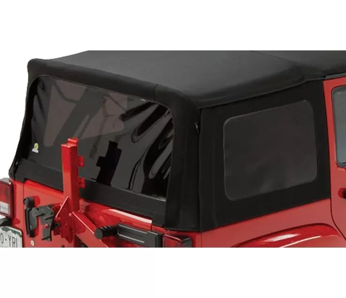 Bestop Pebble Beige Twill Tinted Window Kit for Supertop NX Jeep Wrangler 4-Door 2007-2018 - 58443-74