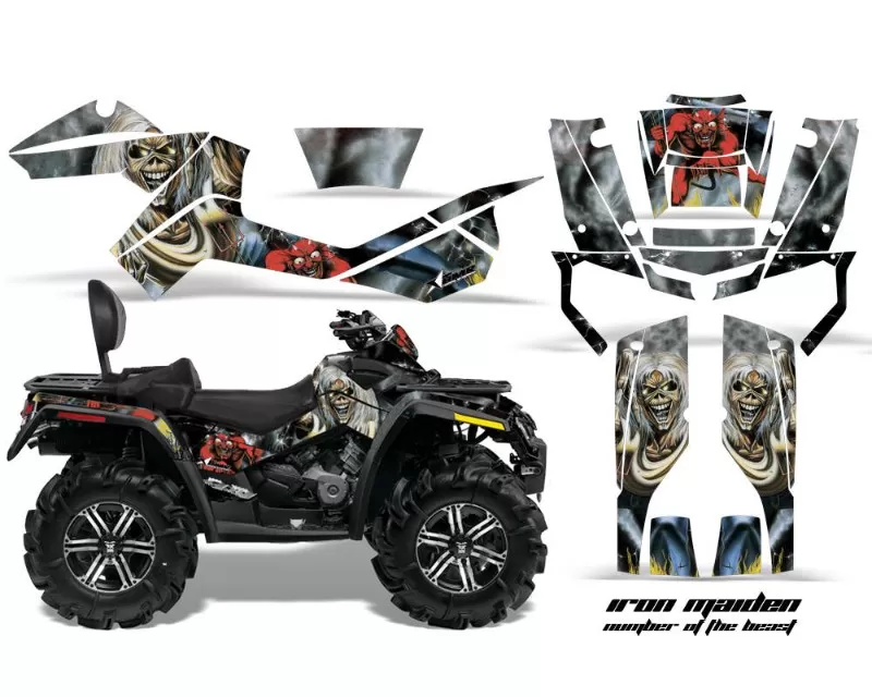 AMR Racing Graphics Kit Decal Wrap IM NOTB Can-Am Outlander Max 500 | 800 06-12 - CAM-OUTLANDER-MAX-06-12-IM NOTB