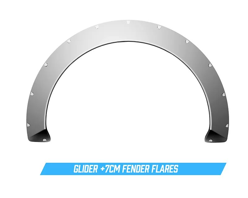 Clinched Flares Glider 7cm Universal Fender Flares - Gl7