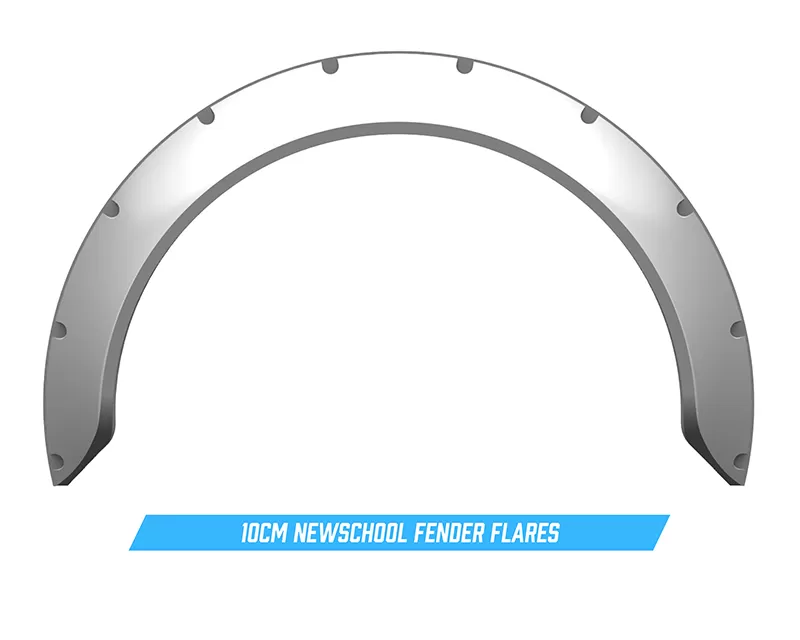 Clinched Flares New School 10cm Universal Fender Flares - NS10