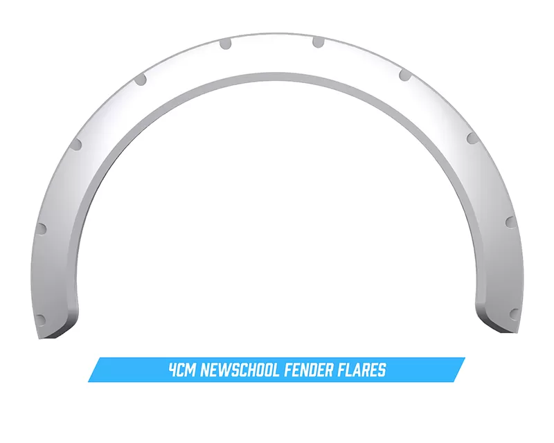 Clinched Flares New School 4cm Universal Fender Flares - NS4