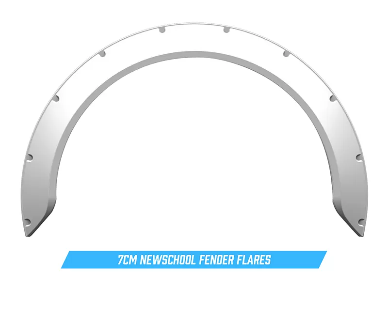 Clinched Flares New School 7cm Universal Fender Flares - NS7