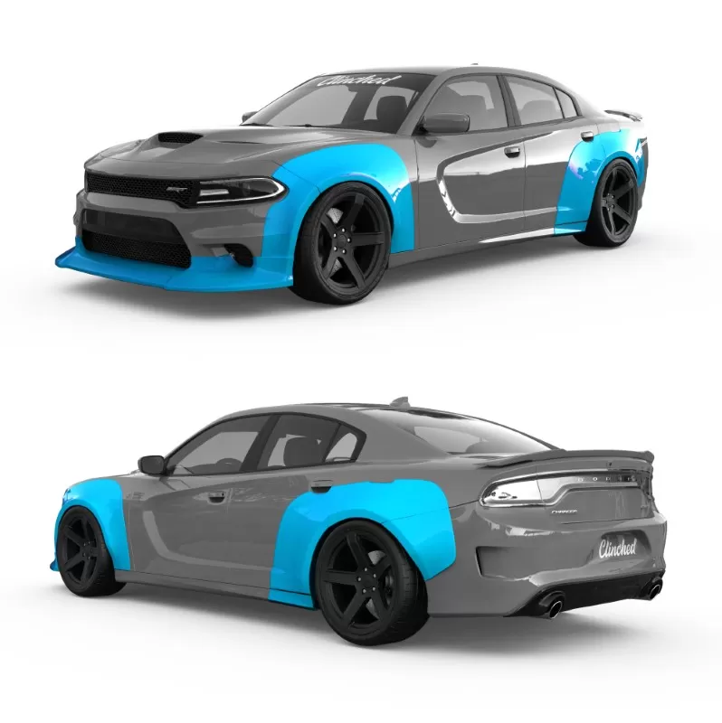 Clinched Flares Widebody Kit Dodge Charger SXT | GT | R/T | Scat Pack | SRT | Hellcat 2015+ - WB-CHAR