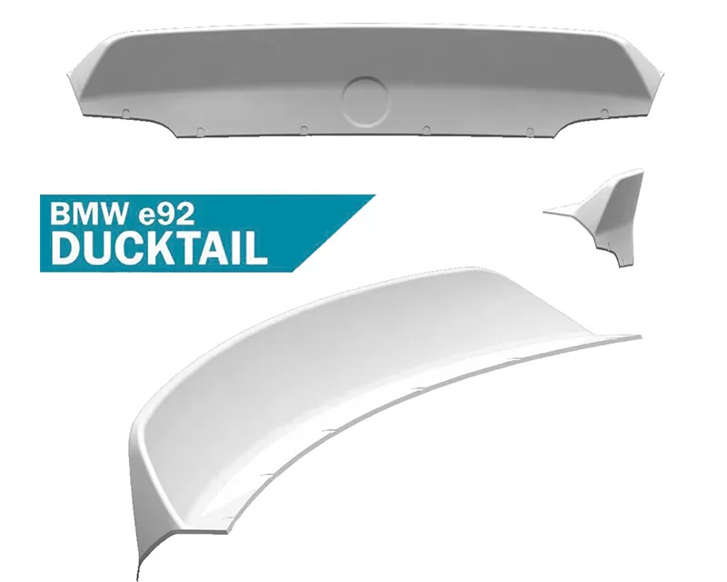 Clinched Flares Ducktail Spoiler BMW 3-Series E92 05-11 - duck-e92