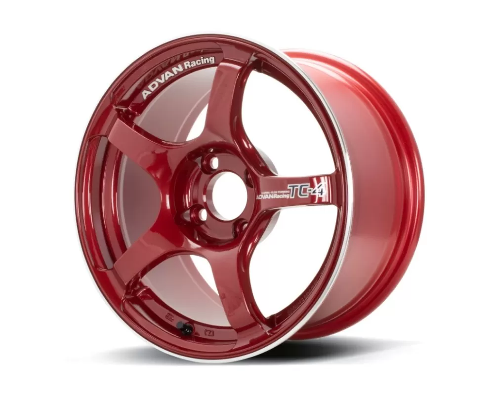 Advan TC-4 Wheel 18x9.5 5x114.3 12mm Racing Candy Red & Ring - YAD8J12ECRR