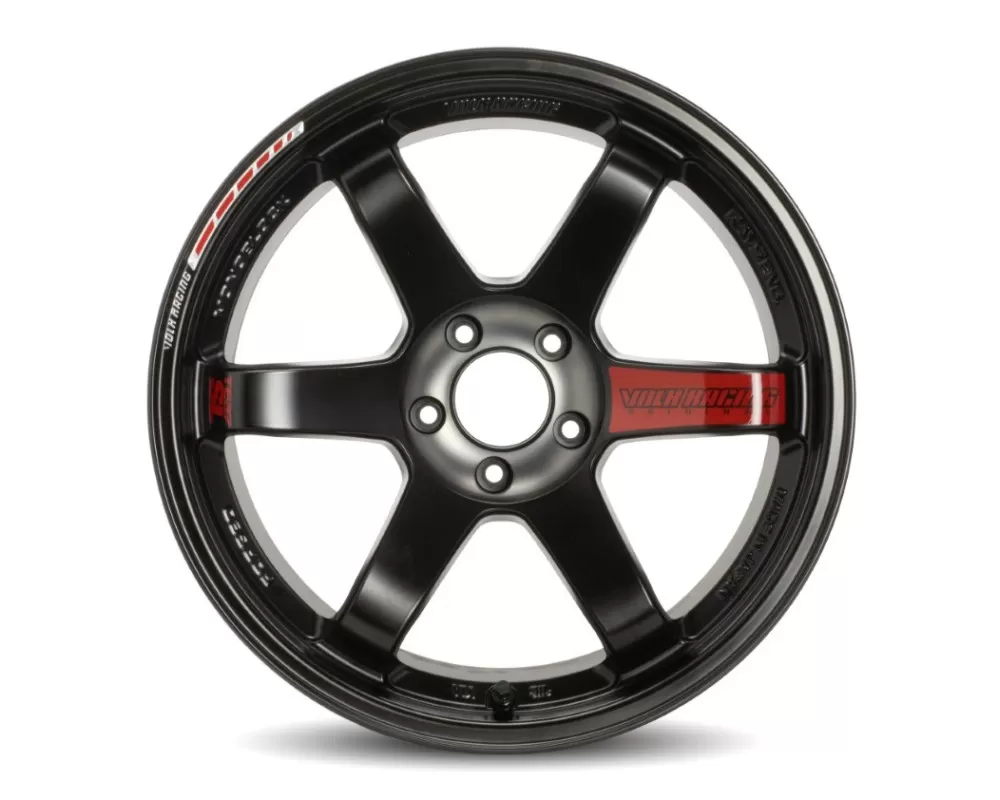 Volk Racing TE37 SL Black Edition III Wheel 18x10 5x114.3 39mm Pressed Black/Rim REDOT - WVDY39EPB3