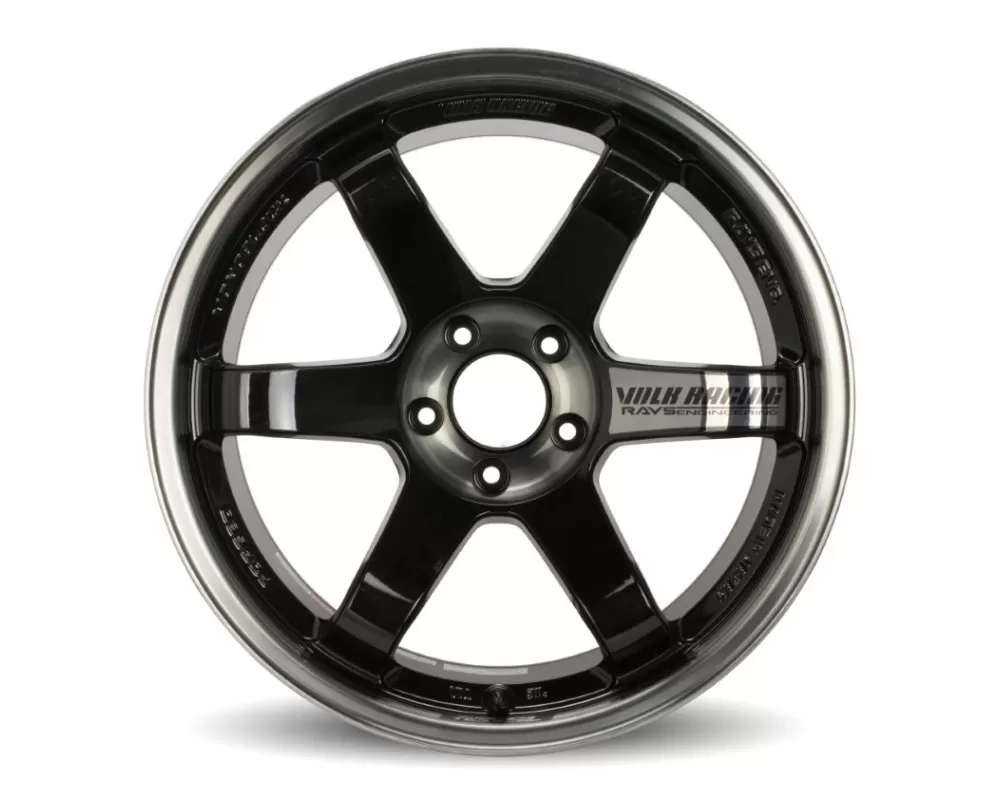 Volk Racing TE37 SL Wheel 19x10.5 5x114.3 22mm Pressed Double Black - WVD622EPDB