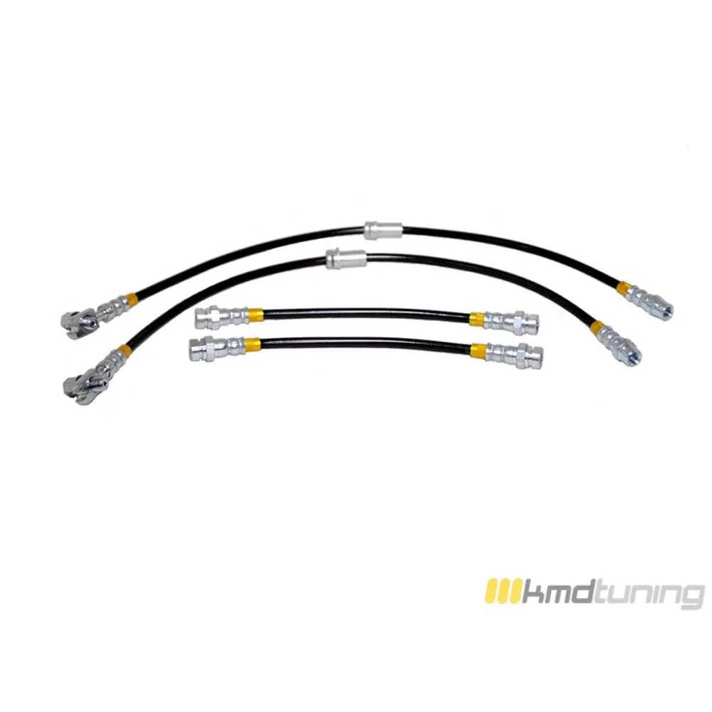 KMD Tuning Stainless Steel Brake Line Kit Audi A3 FWD | Quattro | TDI 8P 05-20 - 1K0611701-4SS