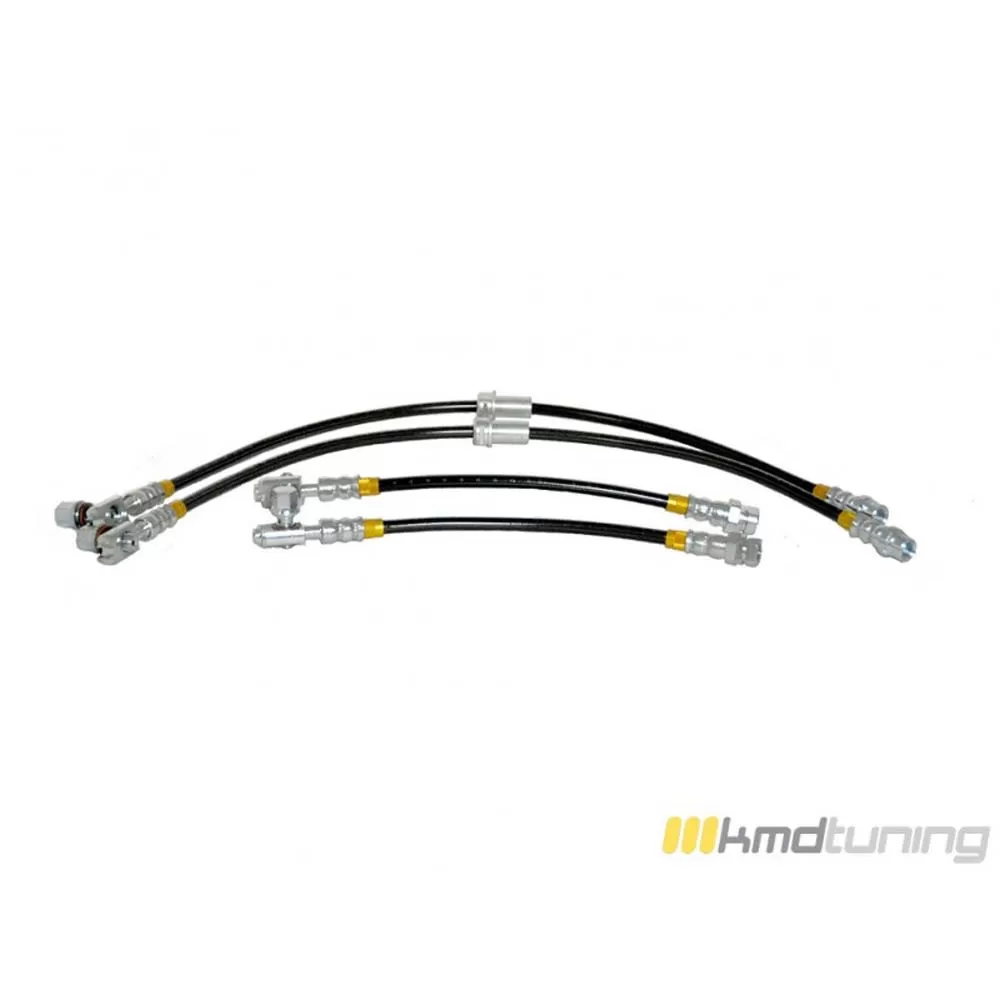 KMD Tuning Stainless Steel Brake Line Kit Audi A3 FWD | Quattro | TDI 8P 05-20 - 1K0611701K-4SS-272