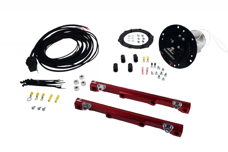 Aeromotive Fuel System System, 03-04 Cobra, 18680 Elim, 14111 Rails, 16307 Wire Kit and; Misc. Fittings Ford Mustang 2003-2004 - 17190