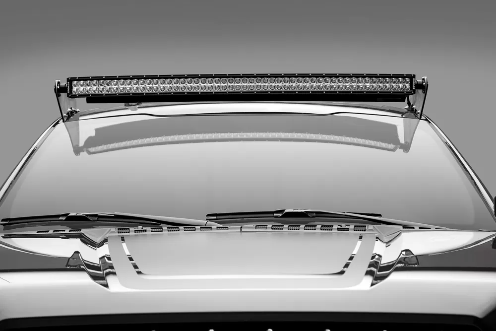 ZROADZ Front Roof LED Kit (1) 52"LED Curved Double Row Light Bar Ford Raptor 2015-2023 - Z335662-KIT-C