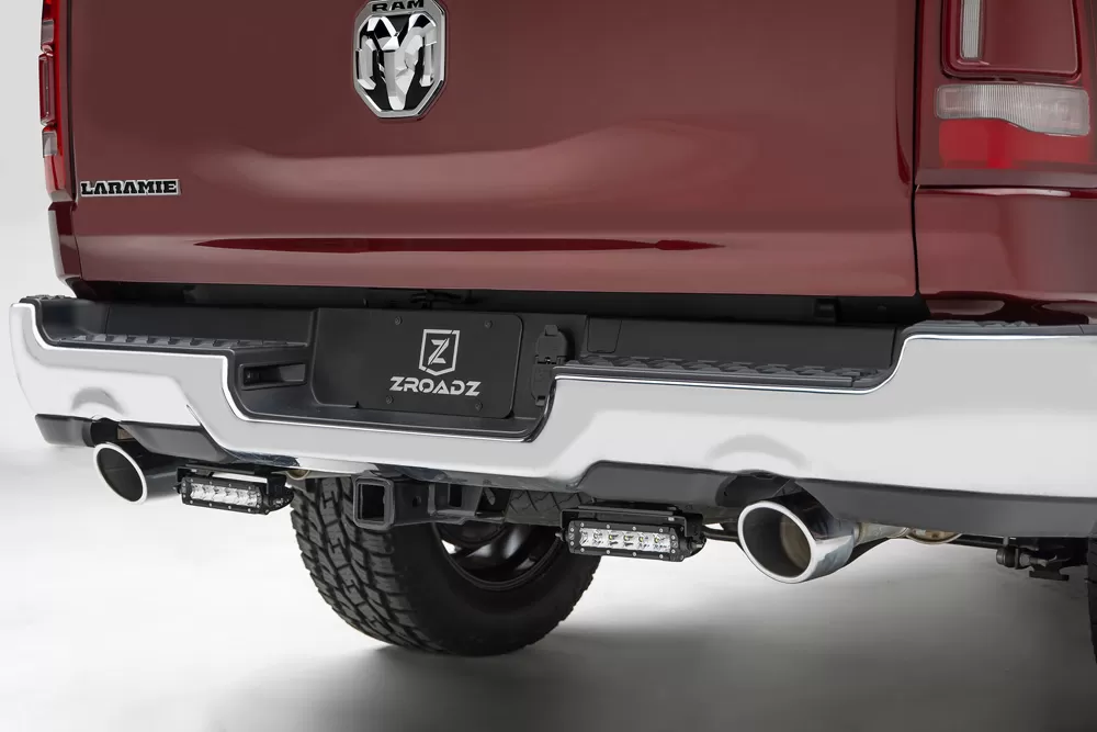 ZROADZ Rear Bumper LED Bracket to mount (2) 6 Inch Straight Light Bar Ram 1500 2019-2023 - Z384821