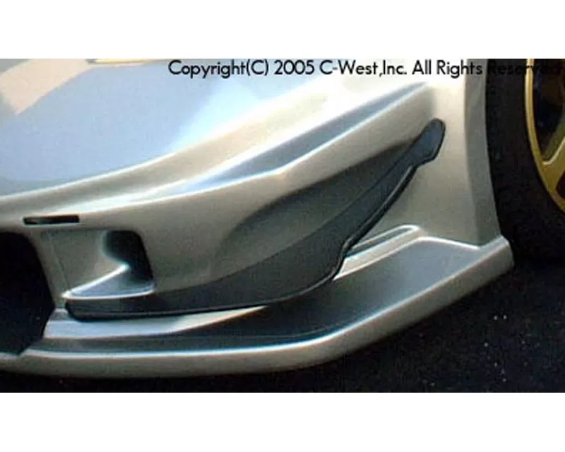C-West PPCC Long Nose Front Canards Nissan 350Z Z33 2002-2008 - CWT-CZ3302A-FCPC