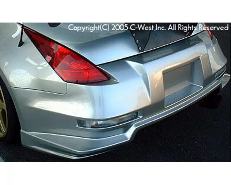 C-West PFRP Long Tail Rear Bumper Nissan 350Z Z33 2002-2008 - CWT-CZ3302A-RBPF