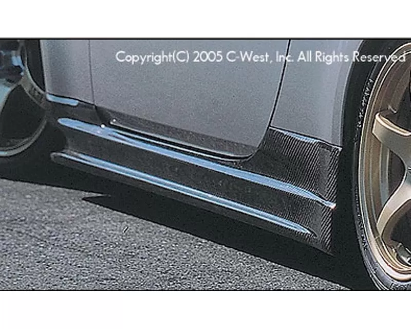 C-West CFRP Side Skirts Nissan 350Z Z33 2002-2008 - CWT-CZ3301A-SSCF