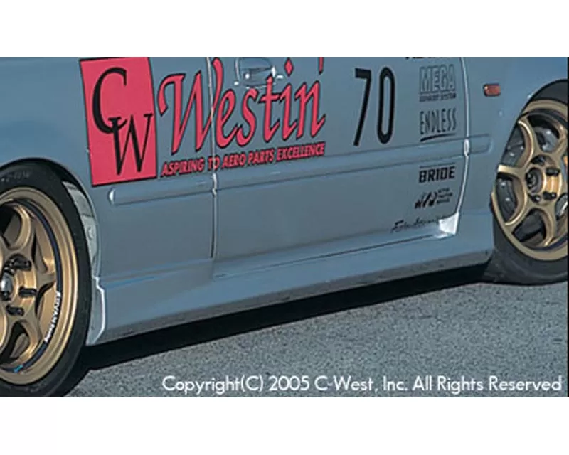 C-West PFRP Side Skirts Honda Civic EK9 1997-2000 - CWT-CEK01A-SSPF