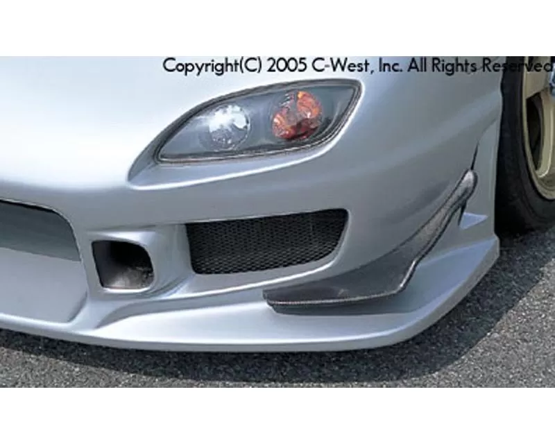 C-West PPCC Front Canards II Mazda RX7 1993-2002 - CWT-CFD04B-FCPC