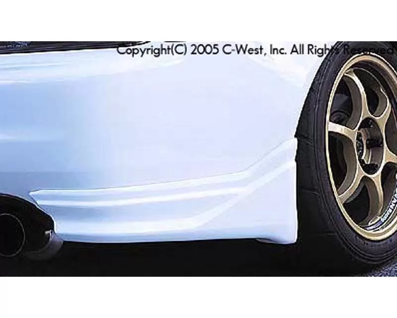 C-West PFRP Rear Under Fins Honda S2000 AP1 1999-2009 - CWT-CAP01A-RFPF
