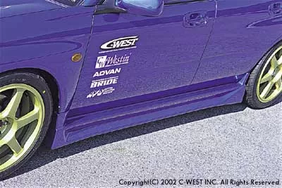 C-West FRP Side Skirts Subaru WRX | STI 2000-2004 - CWT-CGD01A-SSPF