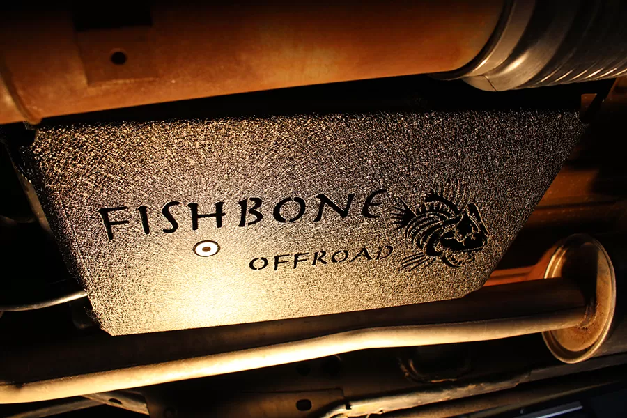 Fishbone Offroad Steel Black Textured Powdercoat EVAP Canister Skid Plates Jeep Wrangler JK 2007-2011 - FB23061