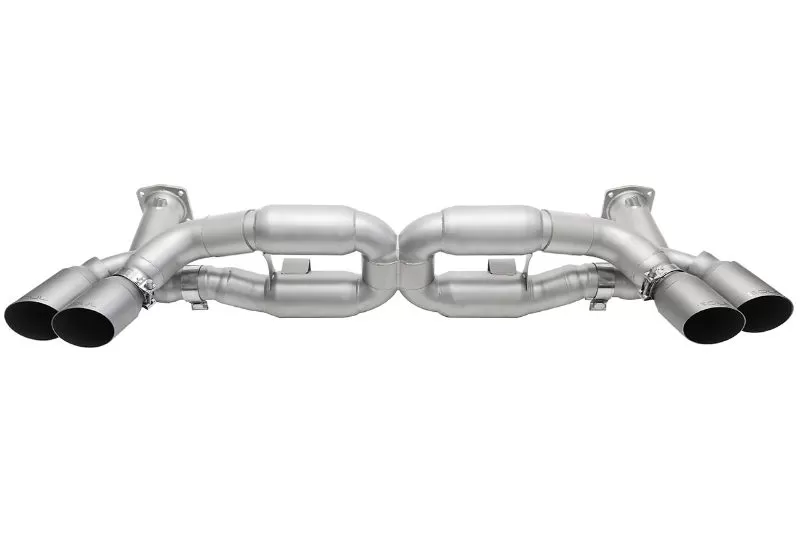 Soul Performance Competition X-Pipe Exhaust System with Race Pipes GT2 Style Single Wall Tips Porsche 991.1 | 991.2 Turbo 2013-2024 - POR.991T.XESCB.SLT