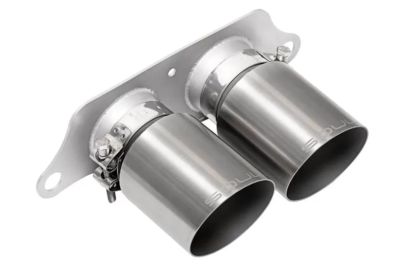 Soul Performance Bolt-On Exhaust Tips 3.5 Inch Straight Single Wall Brushed Tips Porsche 997.2 GT3 2006-2011 - POR.997GT3.SWTBR