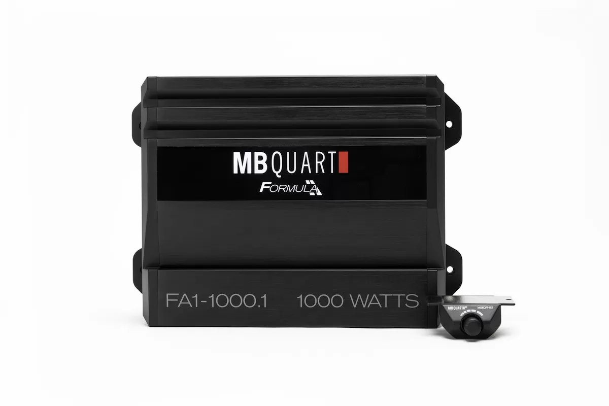 MB Quart FA1-1000.1 Formula 1000 Watt Amplifier 1 Ohm Stable Mono Car Audio Amp - FA1-1000.1