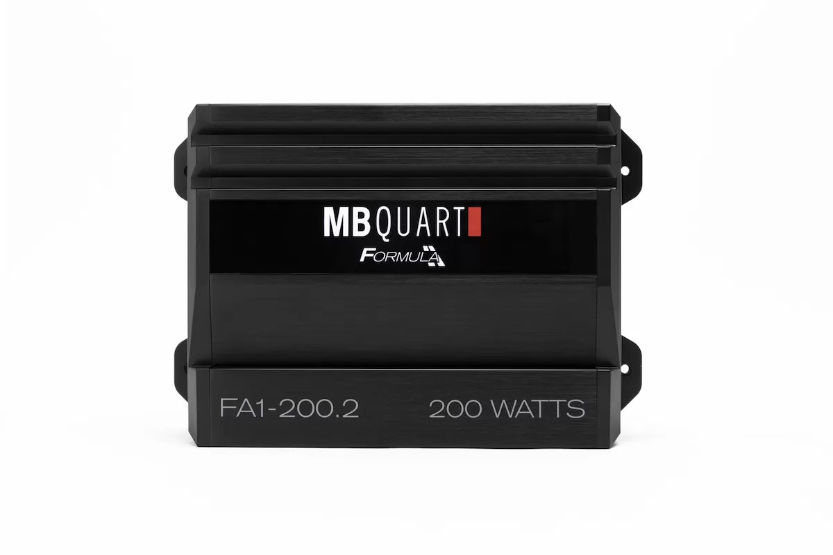 MB Quart FA1-200.2 Formula 200 Watt Amplifier 2 Channel Car Audio Amp - FA1-200.2