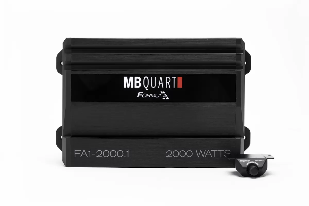 MB Quart FA1-2000.1 Formula 2000 Watt Amplifier 1 Ohm Stable Mono Car Audio Amp - FA1-2000.1