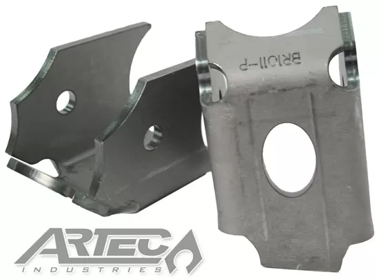 Artec Industries 0 Deg 3.5" Axle Diameter Lower Link Axle Brackets Pair - BR1077