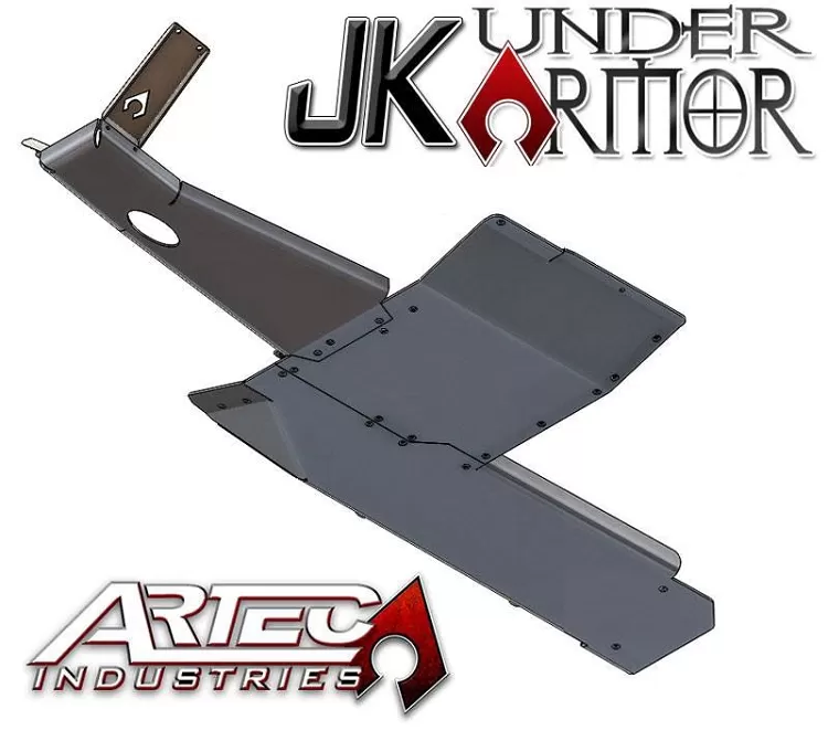 Artec Industries JK Under Armor 2 Door Bellypan Kit Jeep Wrangler JK 2012-2016 - JK1020