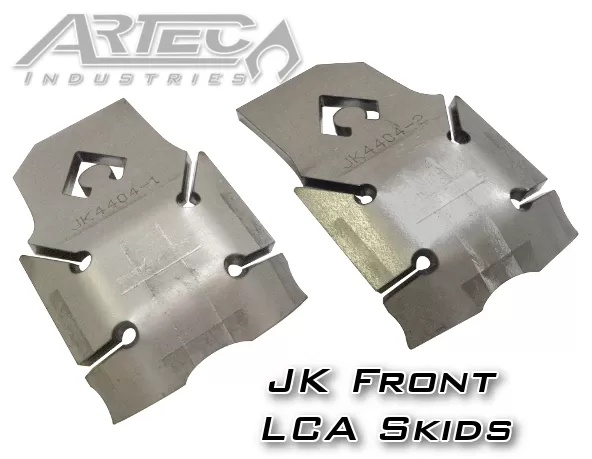 Artec Industries JK Front LCA Skids - JK4404