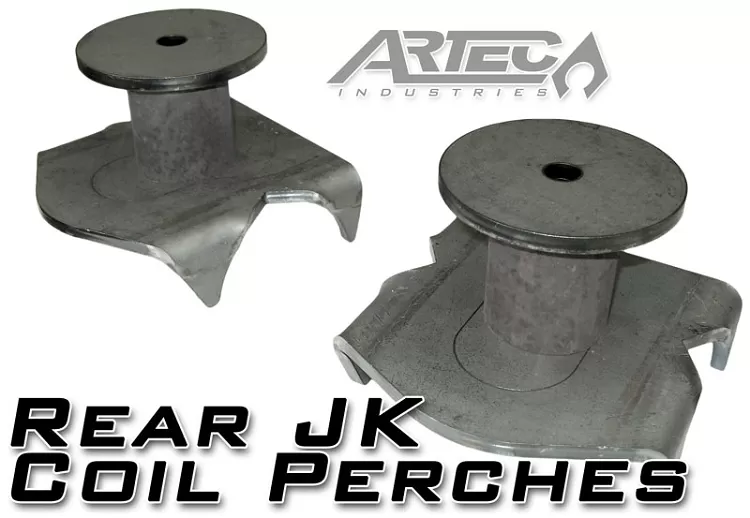 Artec Industries Rear JK Coil Perches And Retainers Pair - JK4425