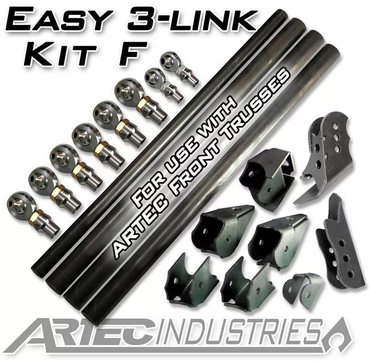 Artec Industries Easy 3 Link Kit F Front Driver Rear Passenger Ford 1985-1991 - LK0105
