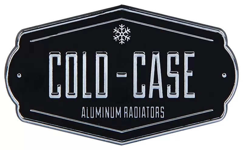 Cold Case Logo Emblem Black Cold Case Radiators - CCBLACKEMBLEM