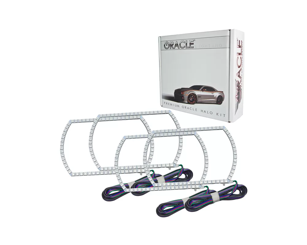 Oracle Lighting Chevrolet Silverado 2007-2013 ORACLE ColorSHIFT Halo Kit Square Style - 2358-335