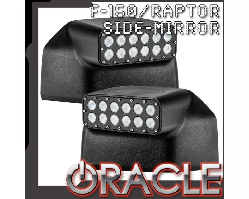 Oracle Lighting LED Off-Road Side Mirrors Ford F-150 / Raptor 2015-2019 - 5816-001