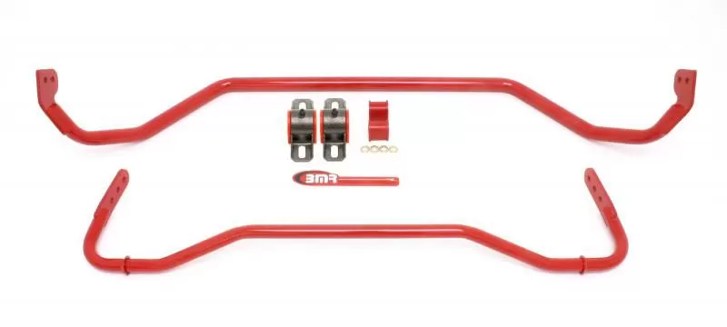 BMR Suspension Sway Bar Kit With Bushings Front Red SB02012 And Rear SB013 Pontiac G8 2008-2009 - SB029R