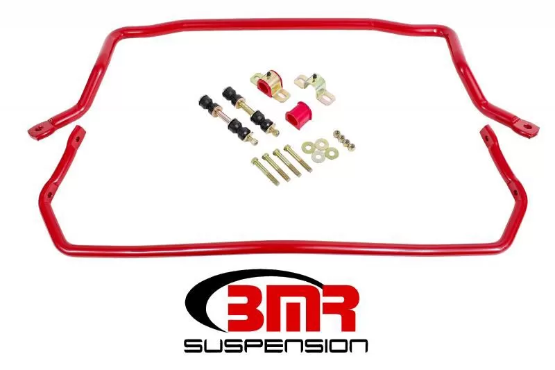 BMR Suspension Sway Bar Kit With Bushings, Front Red SB020 And Rear SB021 Buick Regal | Chevrolet Malibu | Oldsmobile Cutlass | Pontiac Grand Prix 1978-1987 - SB031R