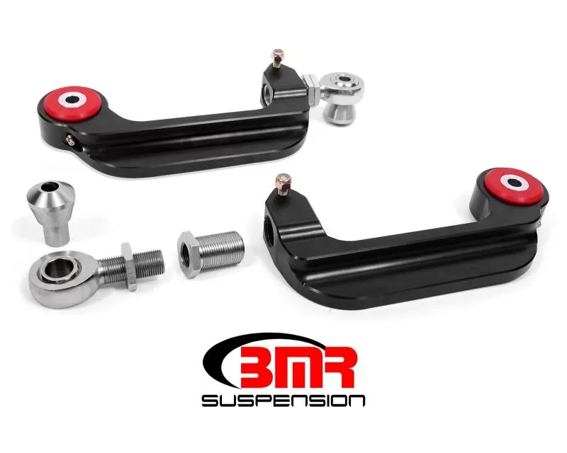BMR Suspension Billet Aluminum Adjustable Camber Links - Poly/Rod Ends Ford Mustang 2015-2022 - UCA762