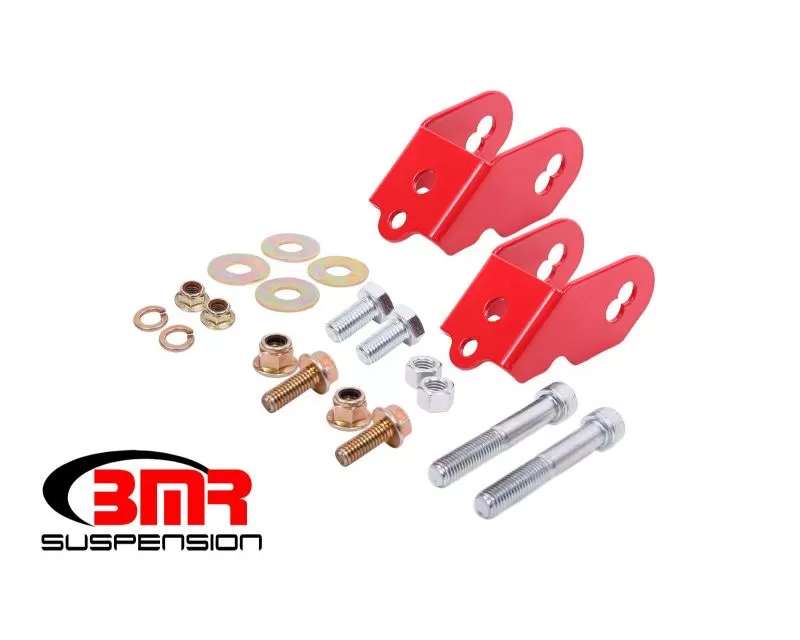 BMR Suspension Rear Camber Adjustment Lockout Kit (Red) Ford Mustang 2015-2022 - WAK761R
