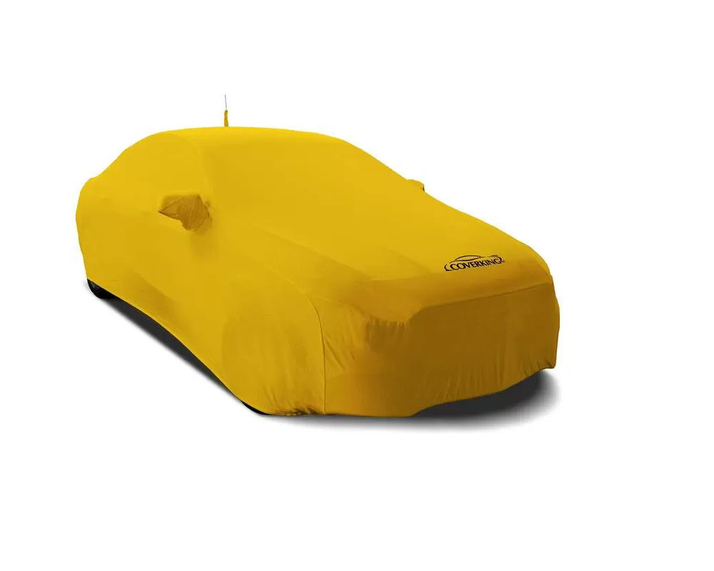 Coverking CVC3SS99 Satin Stretch Velocity Yellow Custom Car Cover Audi A3 | S3 Sportback 15-20 - CVC3SS99AU9428
