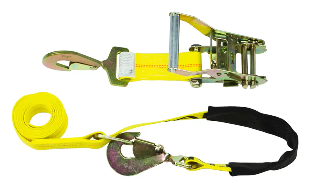 Tie Down Strap Classic Line 10K Ratchet Assembly 9 Foot W/Twist Hooks And Loop Snappin Turtle - CL1130