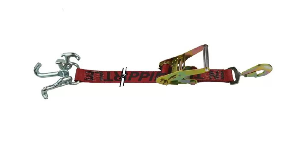 Tie Down Strap 10K Frame Hook Ratchet Assembly RTJ Cluster Hook 12 Foot Snappin Turtle - V1651