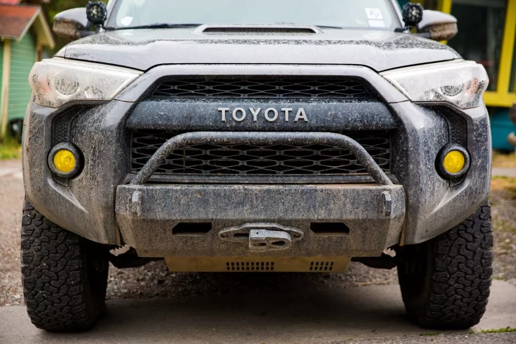 Southern Style Offroad Powder Coated Slimline Hybrid Front Bumper w/Access Holes Toyota 4Runner 2014+ - 4R-A-H-PC