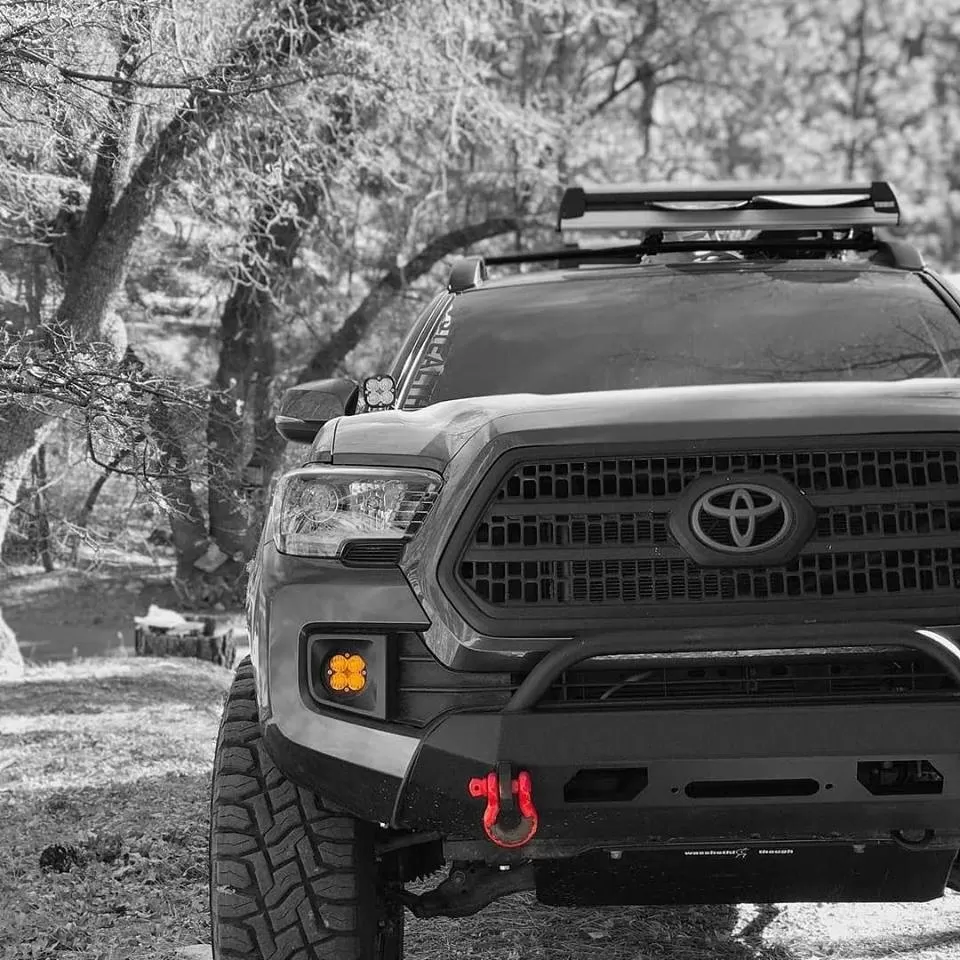 Southern Style Offroad Powder Coat Slimline Hybrid Bumper w/Access Holes Toyota Tacoma 2012+ - TACO-A-H-PC
